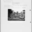 Photographs and research notes relating to graveyard monuments in Westruther Churchyard, Berwickshire.