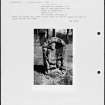 Photographs and research notes relating to graveyard monuments in Yarrow Churchyard, Selkirkshire.
