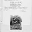 Photographs and research notes relating to graveyard monuments in Borgue Churchyard, Kirkcudbrightshire. 
									