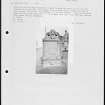 Photographs and research notes relating to graveyard monuments in Yester Churchyard, East Lothian. 
