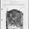 Photographs and research notes relating to graveyard monuments in Hawick, Kirkton, Roxburghshire. 
