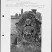 Photographs and research notes relating to graveyard monuments in Lilliesleaf Churchyard, Roxburghshire. 
