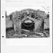 Photographs and research notes relating to graveyard monuments in Ecclesmachan Churchyard, West Lothian. 
