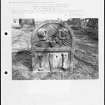 Photographs and research notes relating to graveyard monuments in Ecclesmachan Churchyard, West Lothian. 
