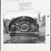 Photographs and research notes relating to graveyard monuments in Linlithgow Churchyard, West Lothian. 
