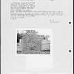 Photographs and research notes relating to graveyard monuments in Arbirlot Churchyard, Angus. 
