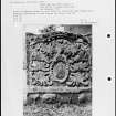 Photographs and research notes relating to graveyard monuments in Arbuthnott Churchyard, Kincardineshire.
