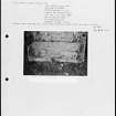 Photographs and research notes relating to graveyard monuments in Banchory Devenick Churchyard, Kincardineshire.
