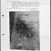 Photographs and research notes relating to graveyard monuments in Banchory Ternan Churchyard, Kincardineshire.

