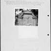 Photographs and research notes relating to graveyard monuments in Durisdeer Churchyard, Dumfries.
