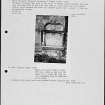 Photographs and research notes relating to graveyard monuments in Aberdour Churchyard, Fife.  
