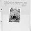 Photographs and research notes relating to graveyard monuments in Auchtermuchty Churchyard, Fife.  
