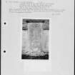 Photographs and research notes relating to graveyard monuments in St Michaels, Churchyard, Cupar, Fife.  
