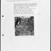 Photographs and research notes relating to graveyard monuments in Cruden Churchyard, Aberdeenshire.  
