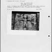 Photographs and research notes relating to graveyard monuments in Kildrummy Churchyard, Aberdeenshire.  
