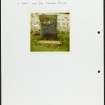 Photographs and research notes relating to graveyard monuments in Tarves Churchyard, Aberdeenshire.  
