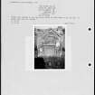 Photographs and research notes relating to graveyard monuments in Kilmany Churchyard, Fife.  
