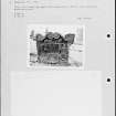 Photographs and research notes relating to graveyard monuments in Strathmiglo Burial Ground, Fife.  
