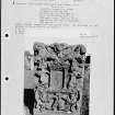Photographs and research notes relating to graveyard monuments in Kirkoswald Churchyard, Ayrshire