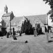 View from SE showing cemetery and SSE front of Kilbirnie Parish Church.