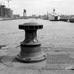 Glasgow, 18 Clydebrae Street, Govan Graving Docks.
General view of hydraulic capstan at South-East end of no.1 graving dock.
