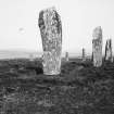 View of stone circle.