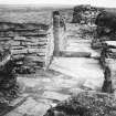 Excavation photograph. Passage from inside.