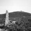 View from NW, with cairn ND34SW 71 on horizon