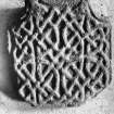 Early Christian cross fragment, front