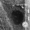 Excavation photograph : area AB, close up of pit cut 108, from above.