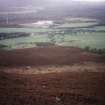 Craig Phitiulais; view of dun (NH91SW 1) and small cairns (NH91SW 14)..