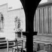 Interior view of chapel in Hospital for Incurables (St Mary's Sisterhood Episcopal Church), Dundee, showing view from nave.