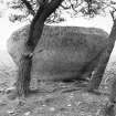 The recumbent stone from the SE