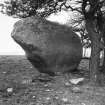 The recumbent stone from the W