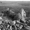 Looking SE from within the recumbent stone circle