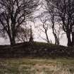 View of cairn from W