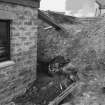 Excavation photograph : general view of (12) from back of no.13 Old Castle.