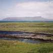 Muck, General (NM48SW). General view looking NE across Aird nan Uan to the hills of Eigg (from c NM 4008 8011).