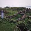 Muck, Leabaidh Dhonnchaidh. Farmstead. Detail of building (NM 41902 78711). View from NW.