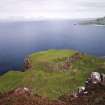 Eigg, Poll Duchaill, Fort. View from S.