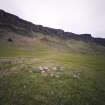 Eigg, Howlin, Hut-Circle. View from NW.