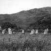 General view of the stone circle at Lochbuie, taken from the SW.