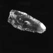 Flint knife from cist Excavated 1982 JNGR