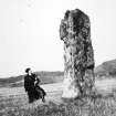 Photograph of standing stone.