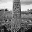 Detail of panels on S side of cross-shaft.