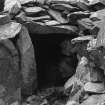 Alt Man Ba, Islay.
Detail of entrance to hut.