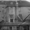 View of rear stonework, Newton House.