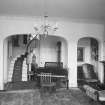 Interior view of Newton House showing entrance hall.