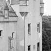 Detail of Gordon Tower, Fyvie Castle, from South East.
