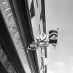 Detail of shop sign in High Streety, Montrose.